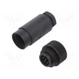 1 pcs x BINDER - 99 4225 160 07 - Connector: circular, 692,693,RD24, 250V, PIN: 7, plug, male, 10A