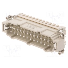 1 pcs x DEGSON ELECTRONICS - DE-024-MS - Connector: HDC, contact insert, male, DE, PIN: 24, 24+PE, size D24B