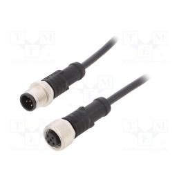 1 pcs x AMPHENOL LTW - M12B05ML-12BFL-SB001 - Cable: for sensors/automation, PIN: 5, M12-M12, B code-Profibus