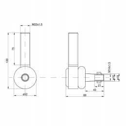 Steering joint mercator consul dominator claas