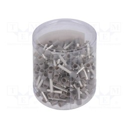 1 set x NINIGI - TUL-KPL-4/18GY - Kit: bootlace ferrules, insulated, 4mm2, 18mm, grey, 250pcs.