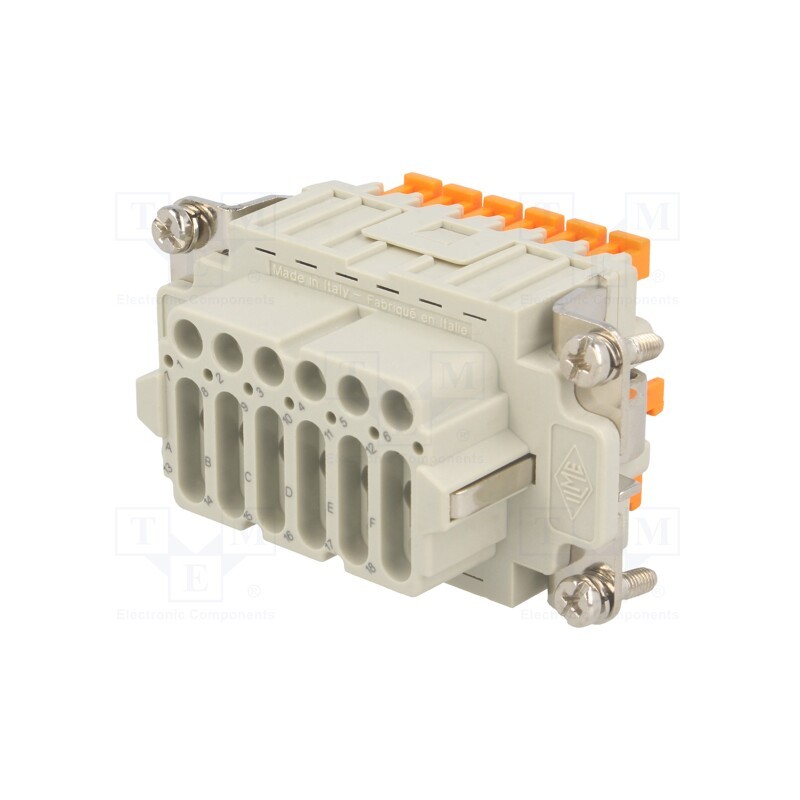 1 pcs x ILME - CDSHF 18 - Connector: HDC, female, CDSH, PIN: 18, 18+PE, size 57.27, 10A, 400V