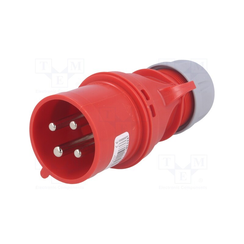 1 pcs x PCE - 01/06/7024 - Connector: AC supply 3-phase, plug, male, 32A, 400VAC, IEC 60309