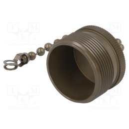 1 pcs x AMPHENOL - 97-60-20P - Protection cover, size 20, 97, aluminium alloy, olive, -55÷125°C