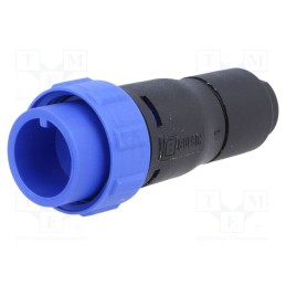 1 pcs x BULGIN - PX0410/04P/4550 - Connector: circular, plug, male, PIN: 4, w/o contacts, for cable