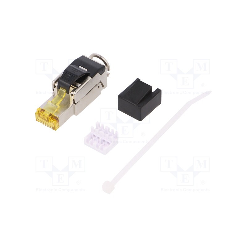1 pcs x LOGILINK - MP0081 - Plug, RJ45, Cat: Cat 8.1, shielded, Layout: 8p8c, 6÷7.5mm, RJ45 plug