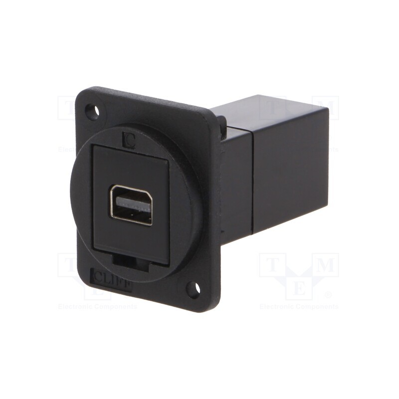 1 pcs x CLIFF - CP30202X - Coupler, Mini DisplayPort socket,both sides, FT, 19x24mm