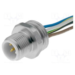 1 pcs x LUMBERG AUTOMATION - 45704 PRSFM 5/0,5 M - Socket, M12, PIN: 5, male, A code-DeviceNet / CANopen, cables, 0.5m
