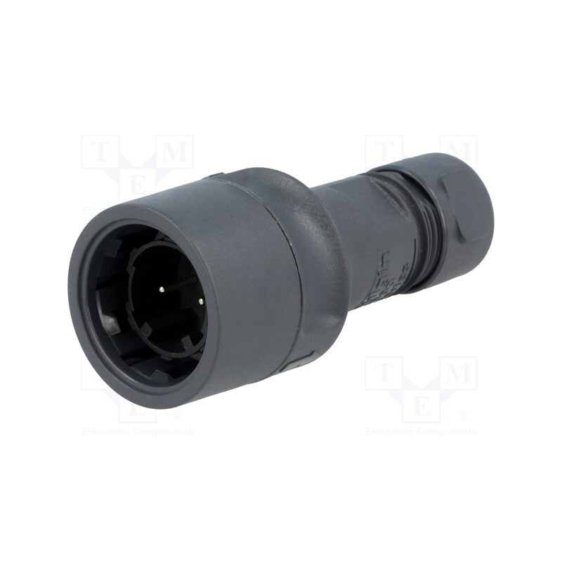 1 pcs x BULGIN - PXP6010/02P/ST/0507 - Connector: circular, plug, male, PIN: 2, Buccaneer 6000, for cable