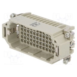 1 pcs x AMPHENOL - C14610A0720009 - Connector: HDC, contact insert, male, C146,heavy|mate DD, PIN: 72