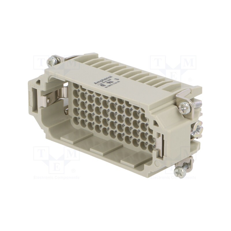 1 pcs x AMPHENOL - C14610A0720009 - Connector: HDC, contact insert, male, C146,heavy|mate DD, PIN: 72