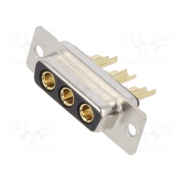 1 pcs x MH CONNECTORS - MHCDR5W5S4 - Special D-Sub, PIN: 5, plug, female, on PCBs, THT, MHCD, 240V