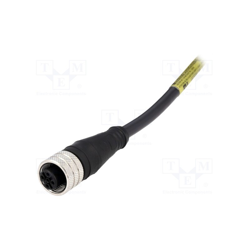 1 pcs x MOLEX - 120006-0014 - Plug, M12, PIN: 4, female, A code-DeviceNet / CANopen, 2m, IP67