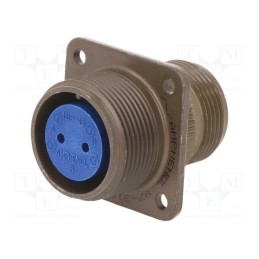 1 pcs x AMPHENOL - 97-3100A-16S-4S - Connector: circular, size 16S, 97, aluminium alloy, olive, socket