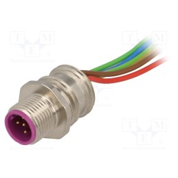 1 pcs x LUMBERG AUTOMATION - 18315 0976 PMC 151 - Socket, M12, PIN: 5, male, B code-Profibus, for panel mounting