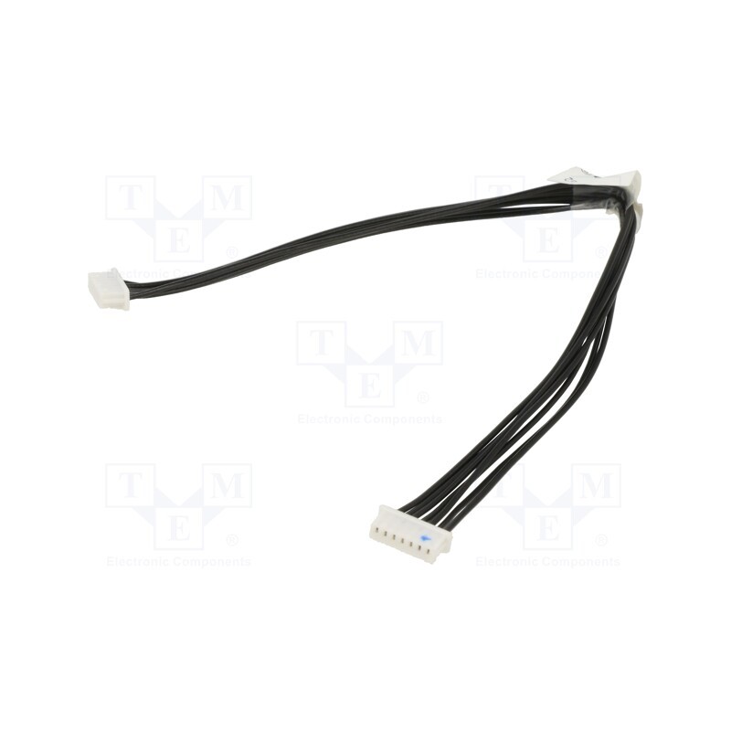 1 pcs x MOLEX - 151340702 - Plug, wire-board, female x2, PicoBlade™, PIN: 7, with leads, cables