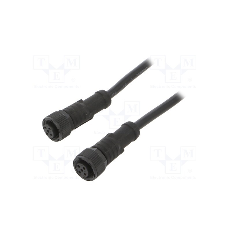 1 pcs x AMPHENOL LTW - MSBP05FL-SBPFL-SD001 - Cable: for sensors/automation, PIN: 5, M12-M12, B code-Profibus