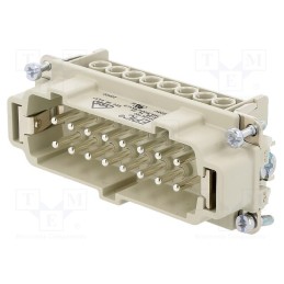 1 pcs x LAPP - 10194100 - Connector: HDC, contact insert, male, EPIC H-BE, PIN: 16, 16+PE