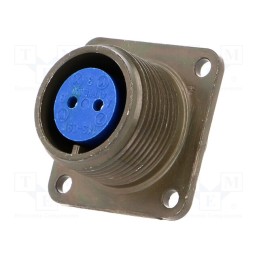 1 pcs x AMPHENOL - 97-3102A-14S-9S - Connector: circular, size 14S, 97, aluminium alloy, olive, socket