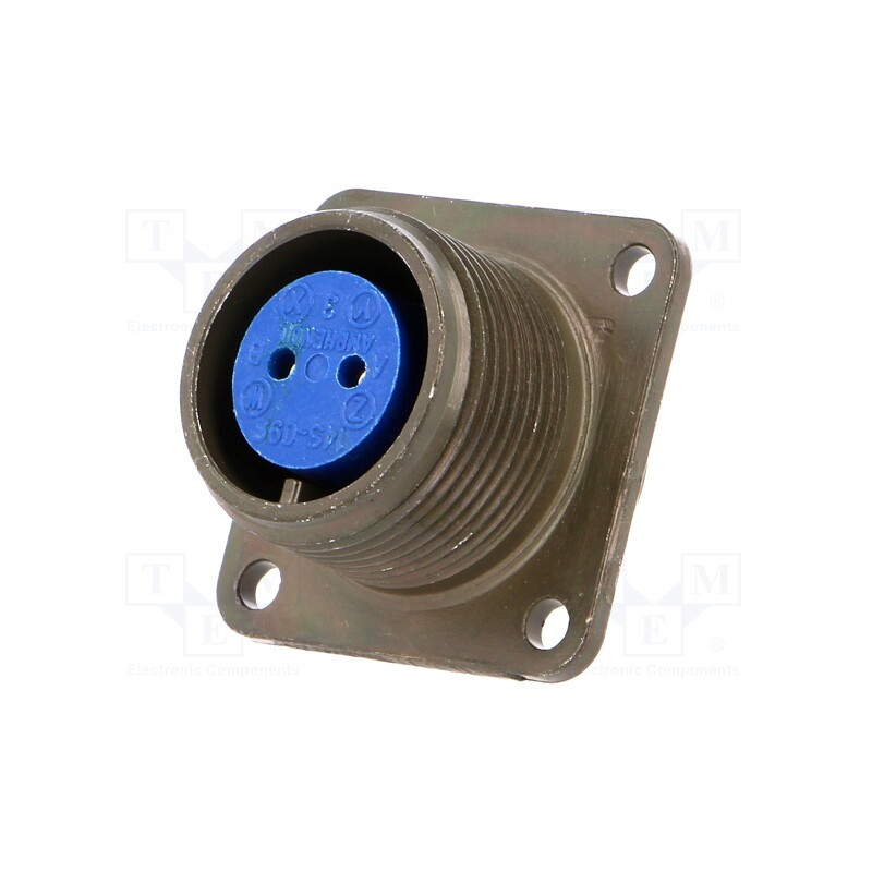 1 pcs x AMPHENOL - 97-3102A-14S-9S - Connector: circular, size 14S, 97, aluminium alloy, olive, socket