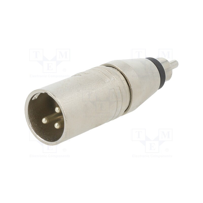 1 pcs x NEUTRIK - NA2MPMM - ADAPTER XLRM 2POLE PHONO M