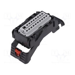 1 pcs x MOLEX - 345660203 - Connector: automotive, MX123, female, plug, for cable, PIN: 73, grey