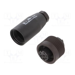 1 pcs x BINDER - 99 4218 00 07 - Connector: circular, 692,693,RD24, 250V, PIN: 7, plug, female, 10A