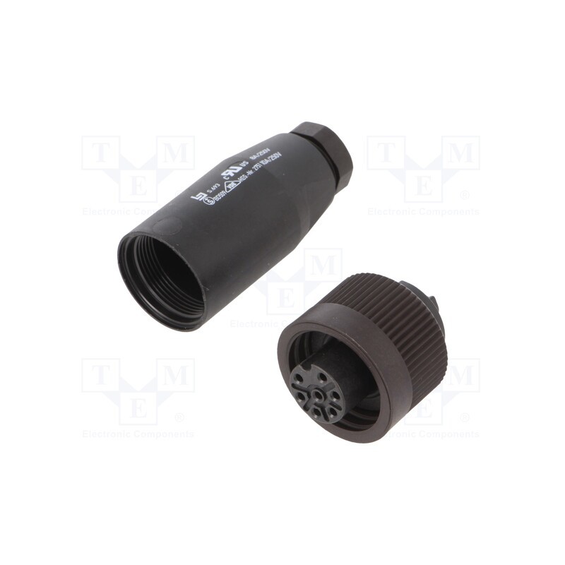 1 pcs x BINDER - 99 4218 00 07 - Connector: circular, 692,693,RD24, 250V, PIN: 7, plug, female, 10A