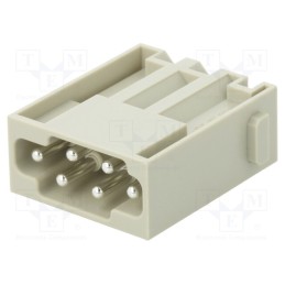 1 pcs x HARTING - 9140062633 - Connector: HDC, module, male, Han-Modular®, PIN: 6, 16A, 500V