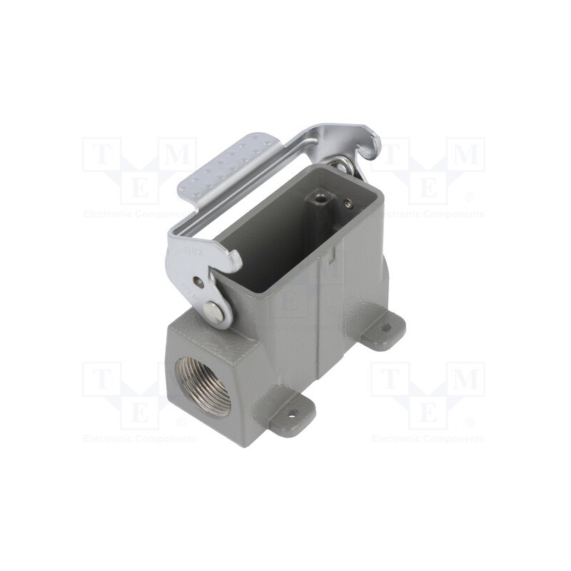 1 pcs x DEGSON ELECTRONICS - D10A-SF-1L-PG16 - Enclosure: for HDC connectors, size D10A, with latch, angled