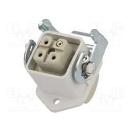 1 pcs x LAPP - EPIC KIT H-A 3 BS AG - Connector: HDC, plug, female, EPIC KIT, PIN: 4, 3+PE, size H-A 3