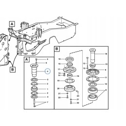 Upper joint pin breaking Volvo wheel loader