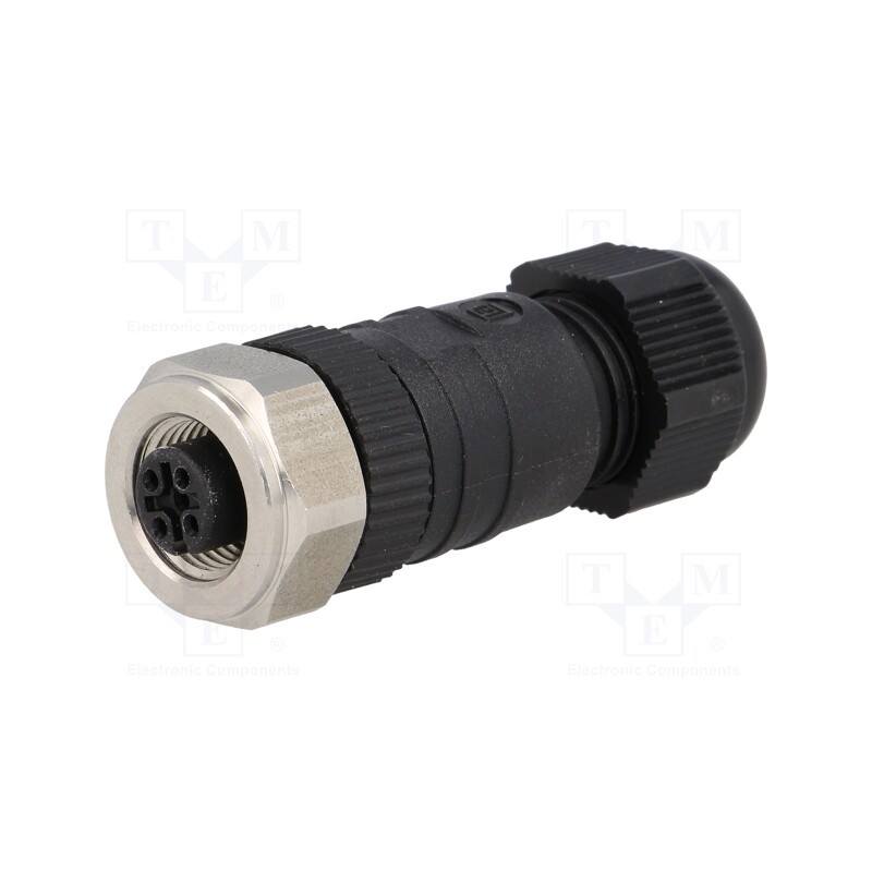 1 pcs x LUMBERG AUTOMATION - 46594 RKCN 5/9 - Plug, M12, PIN: 5, female, A code-DeviceNet / CANopen, for cable
