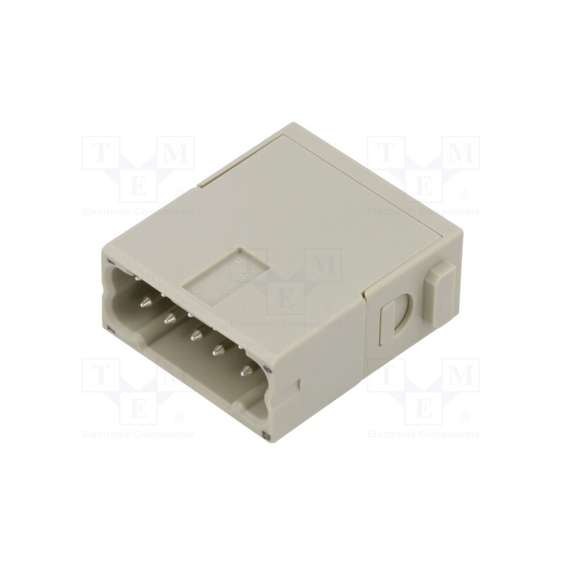 1 pcs x HARTING - 9140125001 - Connector: HDC, module, male, Han-Modular®, PIN: 12, push-in, 10A