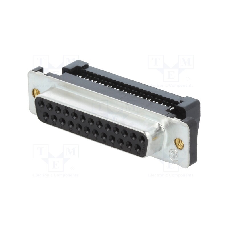 1 pcs x TE Connectivity - 1658610-2 - 25 POS HDF RCPT, MS, LEAD FREE