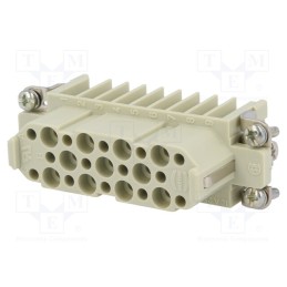 1 pcs x HARTING - 9210253101 - Connector: HDC, contact insert, female, Han® D, PIN: 25, 25+PE, 10A