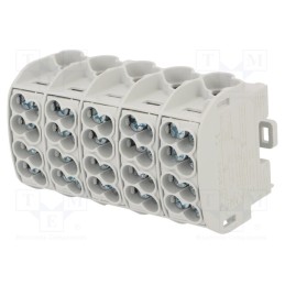 1 pcs x SIMET - 81500002 - Splice terminal: distribution block, 25mm2, ways: 5, terminals: 20