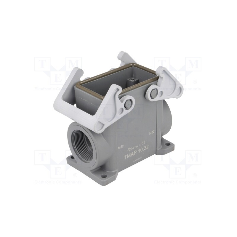 1 pcs x ILME - TMAP 10.32 - Enclosure: for HDC connectors, T-TYPE, size 57.27, Gland holes: 1