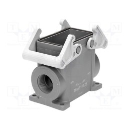 1 pcs x ILME - TMAP 10.25 - Enclosure: for HDC connectors, T-TYPE, size 57.27, Gland holes: 1