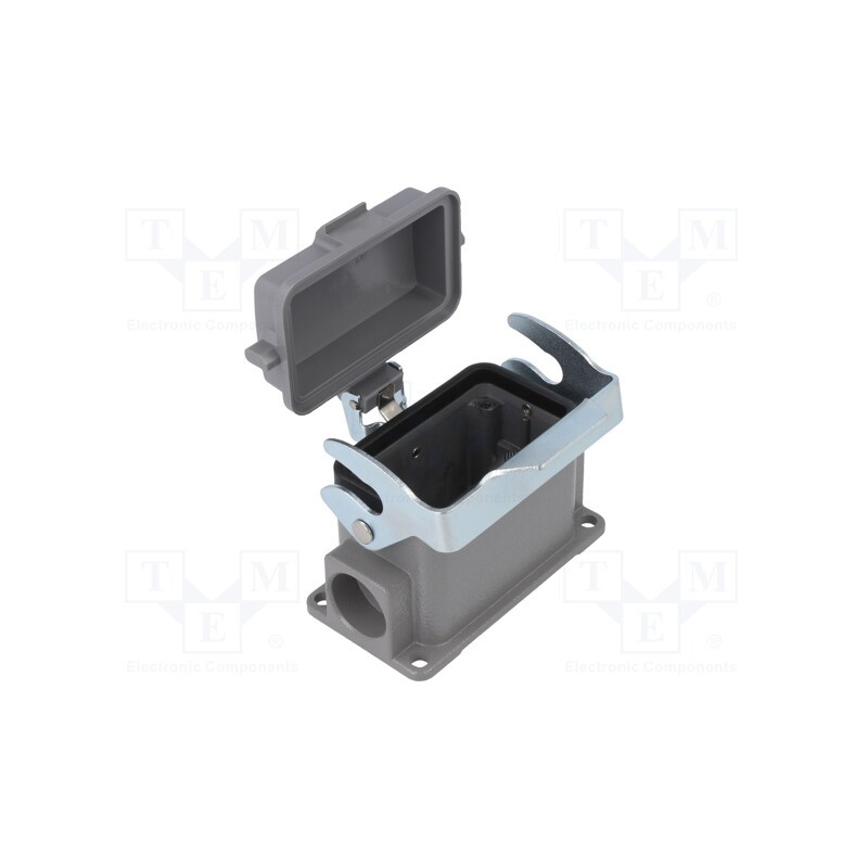 1 pcs x DEGSON ELECTRONICS - D10B-SF-1L-CV-M25 - Enclosure: for HDC connectors, size D10B, with latch, with cover