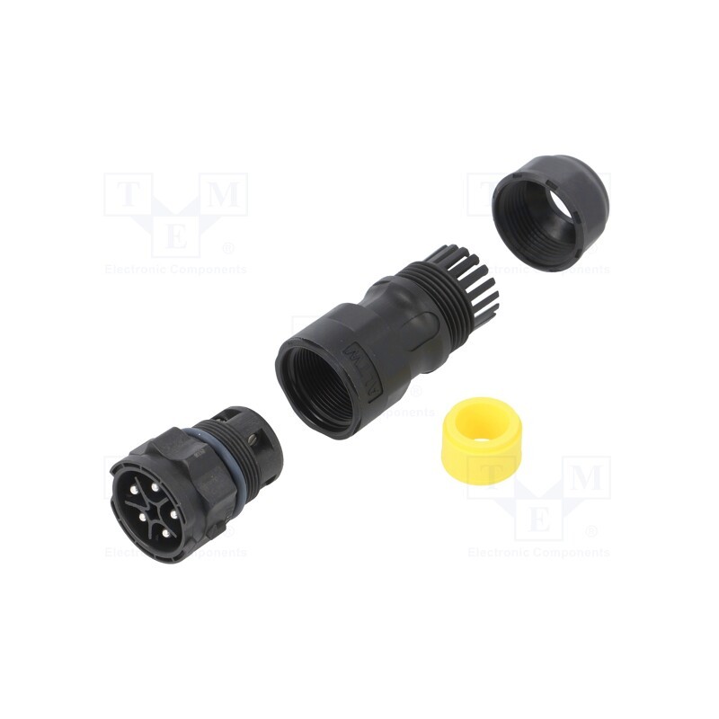 1 pcs x AMPHENOL LTW - DC-05BMMB-QL8MPP - Connector: circular, male, plug, screw terminal, PIN: 5, X-Lok, IP68