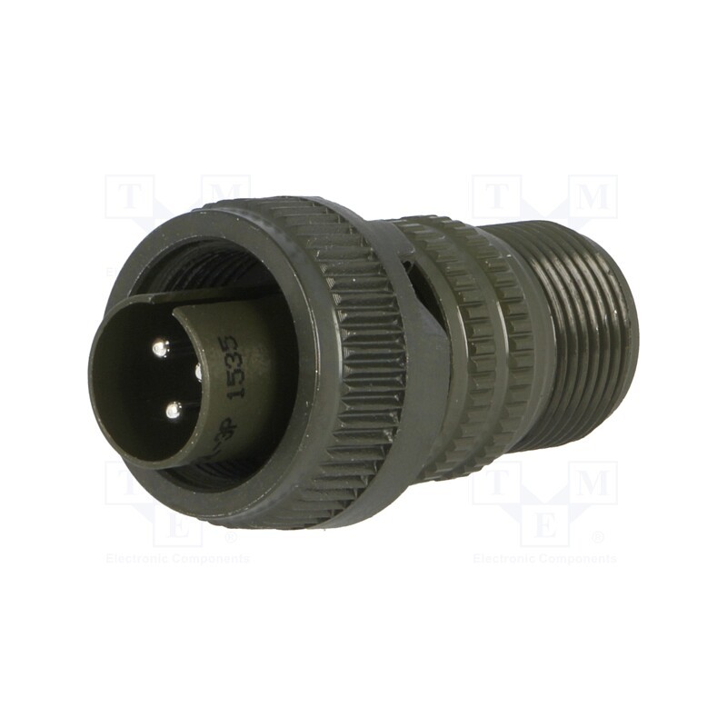 1 pcs x AMPHENOL - DS3106A 10SL-3P - Connector: circular, size 10SL, MS/DS, aluminium alloy, olive