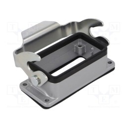 1 pcs x AMPHENOL - C14610F0100011 - Enclosure: for HDC connectors, C146, size E10, with latch, IP65