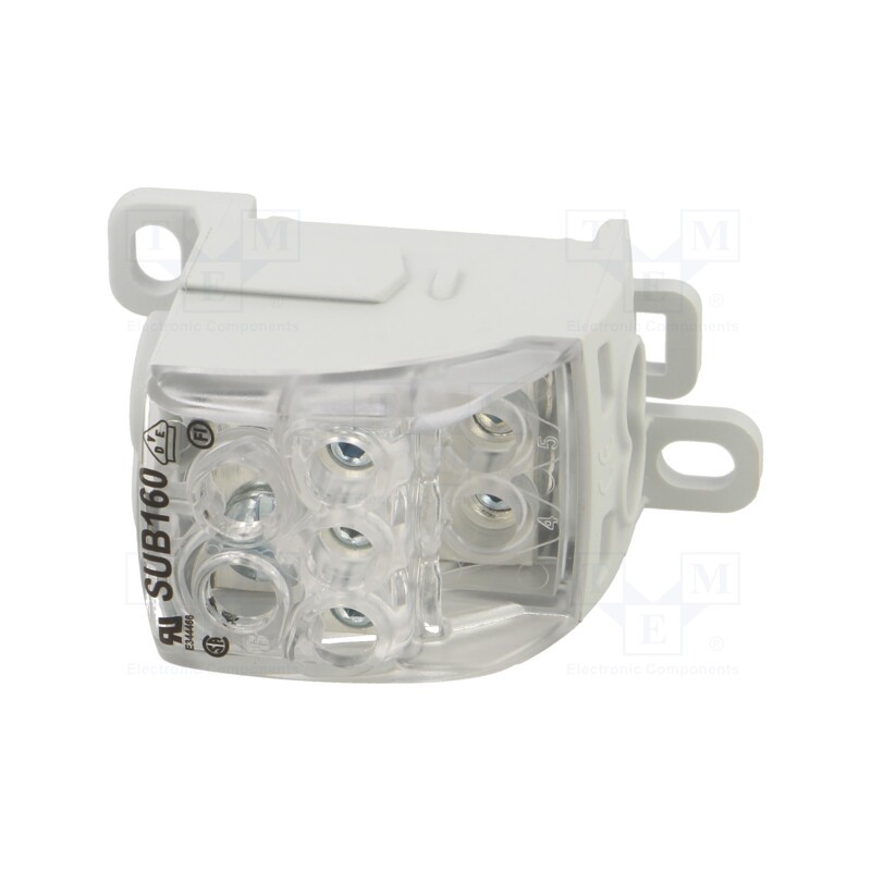 1 pcs x SIMET - 81653002 - Splice terminal: distribution block, 10mm2,16mm2,25mm2, ways: 1