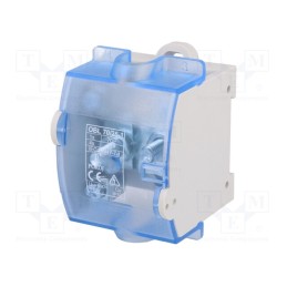 1 pcs x POKu00d3J - A13-6318 - Splice terminal: rail, ways: 1, terminals: 5, grey, screw terminal