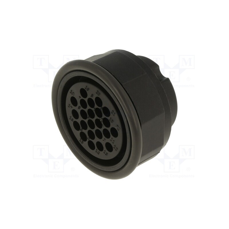 1 pcs x HARTING - 9580223101 - Connector: circular, female, UIC558, PIN: 22, for cable, crimped