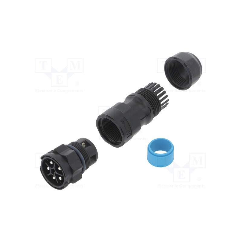 1 pcs x AMPHENOL LTW - DC-05BMMB-QL8LPP - Connector: circular, male, plug, screw terminal, PIN: 5, X-Lok, IP68