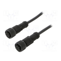 1 pcs x AMPHENOL LTW - MSBP05FL-SBPFL-SB001 - Cable: for sensors/automation, PIN: 5, M12-M12, B code-Profibus