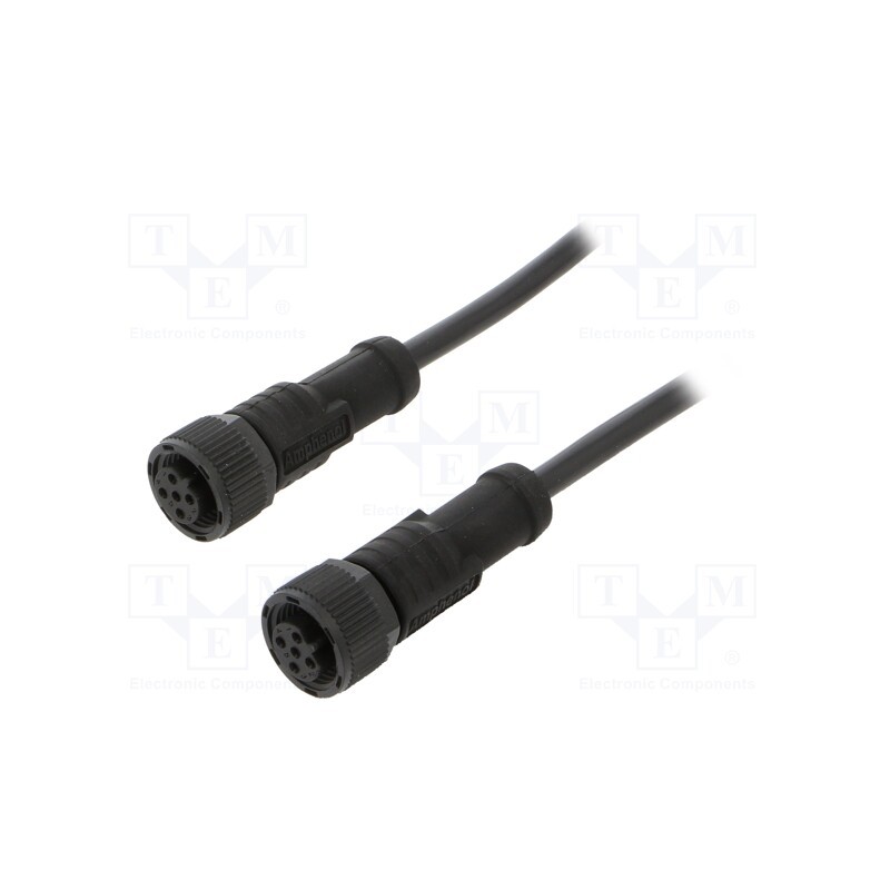 1 pcs x AMPHENOL LTW - MSBP05FL-SBPFL-SB001 - Cable: for sensors/automation, PIN: 5, M12-M12, B code-Profibus