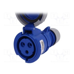 1 pcs x PCE - 01/06/2232 - Connector: AC supply, socket, female, 32A, 230VAC, IEC 60309, IP67